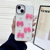 Милый чехол для телефона с жемчужным бантом для iPhone 16 Pro Max/15/14/13/12