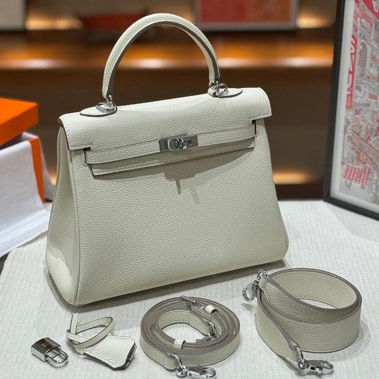 New Trendy High-end Wide Shoulder Strap Bag Women's Top Layer Cowhide Single Shoulder Crossbody Handbag Niche Bag