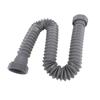 Expandable Flexible P Trap Pipe Kit Single Kitchen Sink Drainage Solution with Adapter Seal Circle