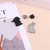Wuxian Jewelry Lan WangJi Accessories Black Rabbit Mo Dao Zhu Shi Enamel Brooch Brooches Pin Badge