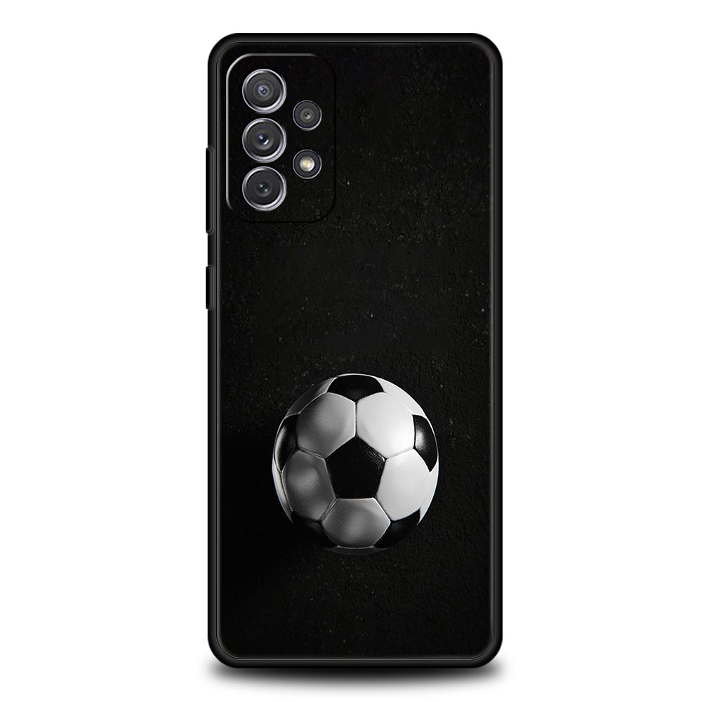 Soccer Ball Football Field Phone Case for Samsung Galaxy A13 A51 A71 A21S A12 A11 A31 A41 A23 A53 A73 A52 A32 5G A03S A01 Cover
