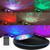 Led Projector Bedside Lamp Simulation Ocean Waves With Remote Control,timer And Bluetooth Speaker,kids Night Light Touch Decoration 8 Colors Light