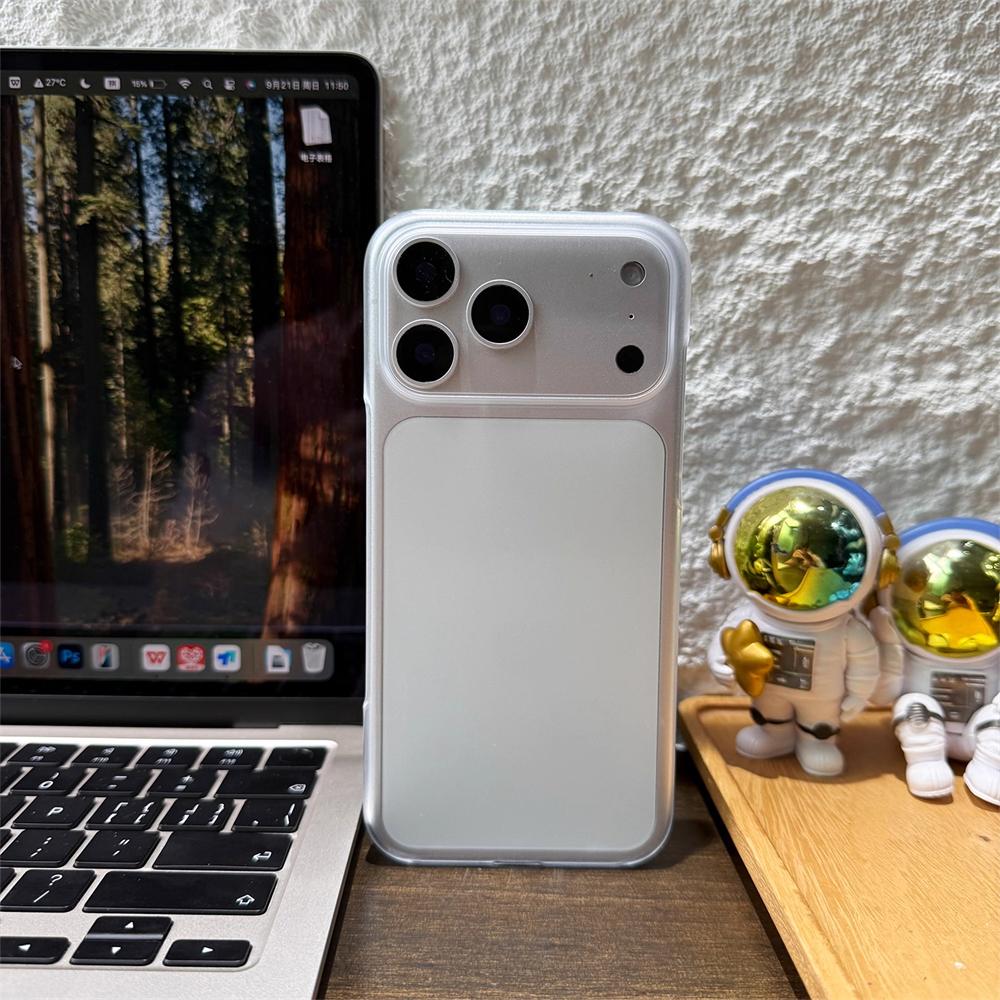 Ультратонкий Матовый Замороженный Жесткий ПК Чехол для iPhone 17 Air 16 15 Pro 14 Plus 13 12 Pro Max Mini Тонкий Простой Задняя Крышка Чехол для Телефона