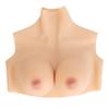 Silicone Breastplate Realistic Lightweight Gel Filling Half Body Breastplate for Crossdressers Trans