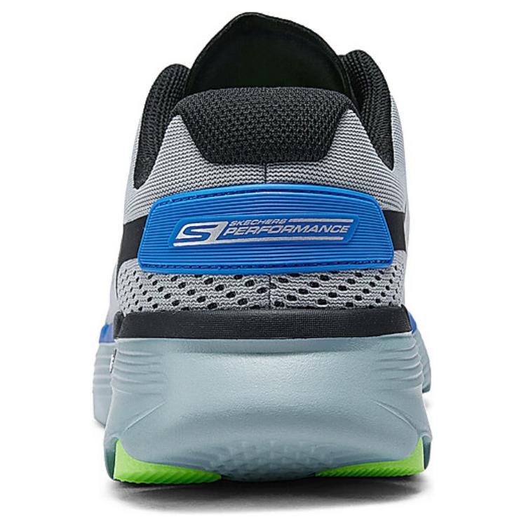 Skechers GO RUN 7.0 Дышащие Низкие Повседневные Беговые Кроссовки Мужские Серый Синий 220644-GYBL