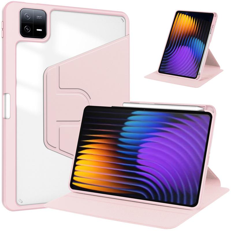 For Poco Pad X1 Case with Pen Holder 360 Rotating Acrylic Stand Tablet Cover For Funda Xiaomi Poco Pad X1 11.2 inch Case Coque