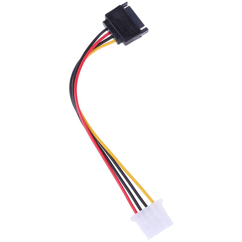 Сата к силовому кабелю Ide 15-контактный разъем Sata к Molex Ide 4-контактный адаптер кабеля с внутренней резьбой