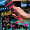 Microphone Karaoke Singing Game Answer Cards Family Interactive Game Tabletop