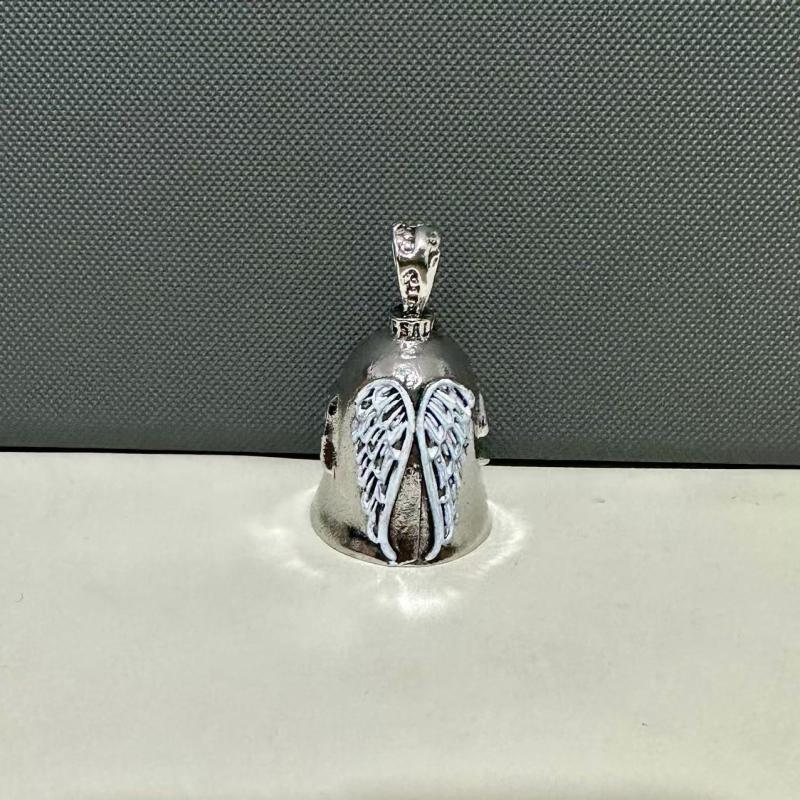 1 Piece Biker Riding Bell Pendant Riding Bell Angel Guardian Keychainportable Motorcycle Accessories For Biker Riders Gift