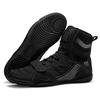 Men Professional Boxing Shoes Speciality Sneakers Unisex Comfortable Wrestling Shoes Top Quality Wear-Resisting Gym Boxing Boots