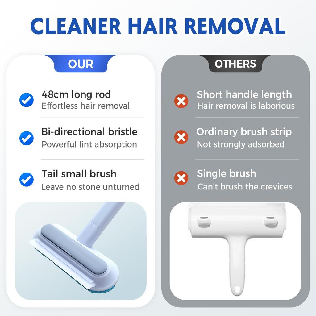 Pet Hair Removal Tool, New 3 1 Dog And Cat Pet Hair Remover For Furniture, Multifunctional Hair Removal Lint Brush For Carpet Rugs Bed Couch