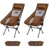 DesertFox Outdoor with Ultra Lightweight of Developed Cup Load 150kg Camping High Storage Bag Easy To 2066 Chair, Folding, Pillow, [Set 2] [Uniquely