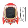 LCD Writing Tablet 6.5 Inch Cartoon Rocket Shaped Electronic Writing Board Drawing Pad for Toddler