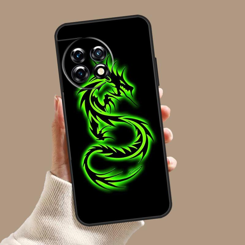 Древний японский чехол с драконом для OnePlus Nord 5 CE 3 4 Lite N20 N30 OnePlus 15 13 12 11 10T 13T 13R 8 9 10 Pro