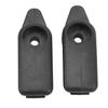 Pair Car Sun Visor Clip Bracket Holder Black 10411051 Replacement for Corvette C5 1997?2004