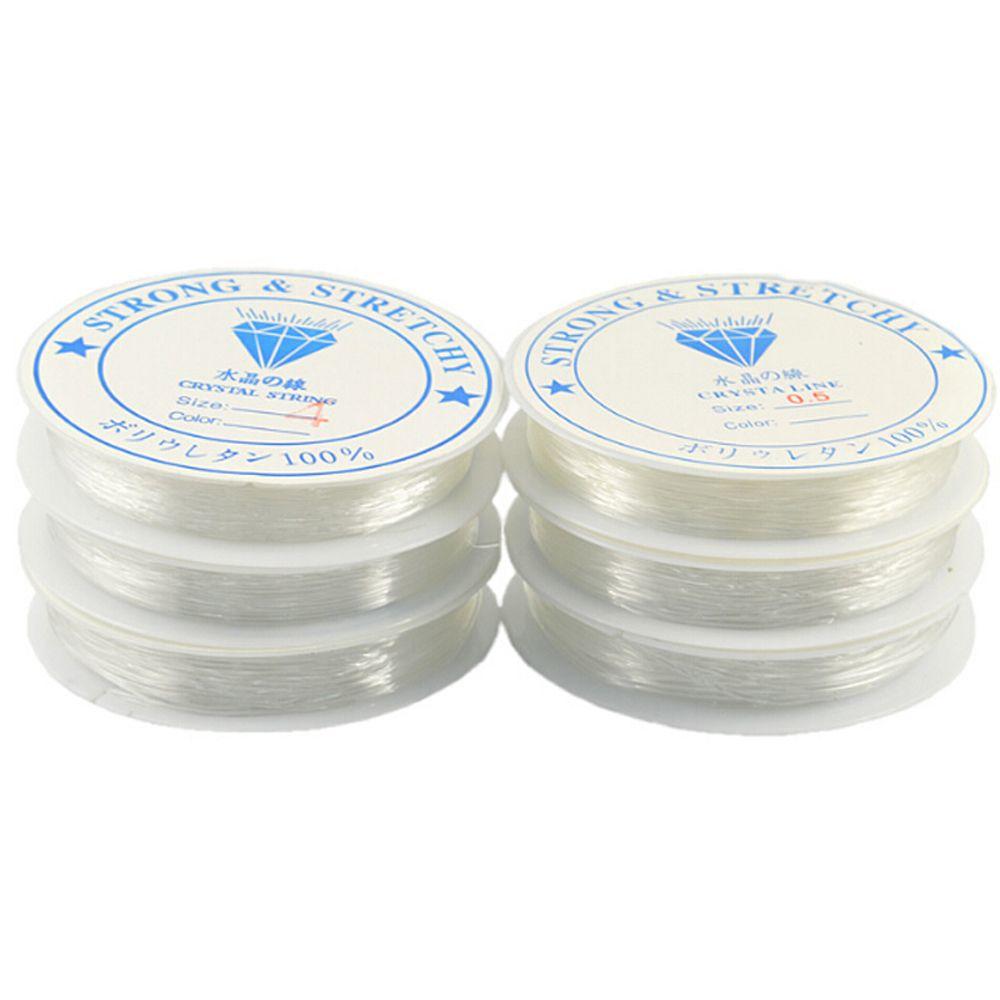 Товары для дома и вечеринок Шнур для ювелирных изделий Проволока Пластиковая веревка для бисера Поделки своими руками 1 шт. Инструменты Прозрачный стрейч для изготовления ювелирных изделий DIY Браслет ручной работы