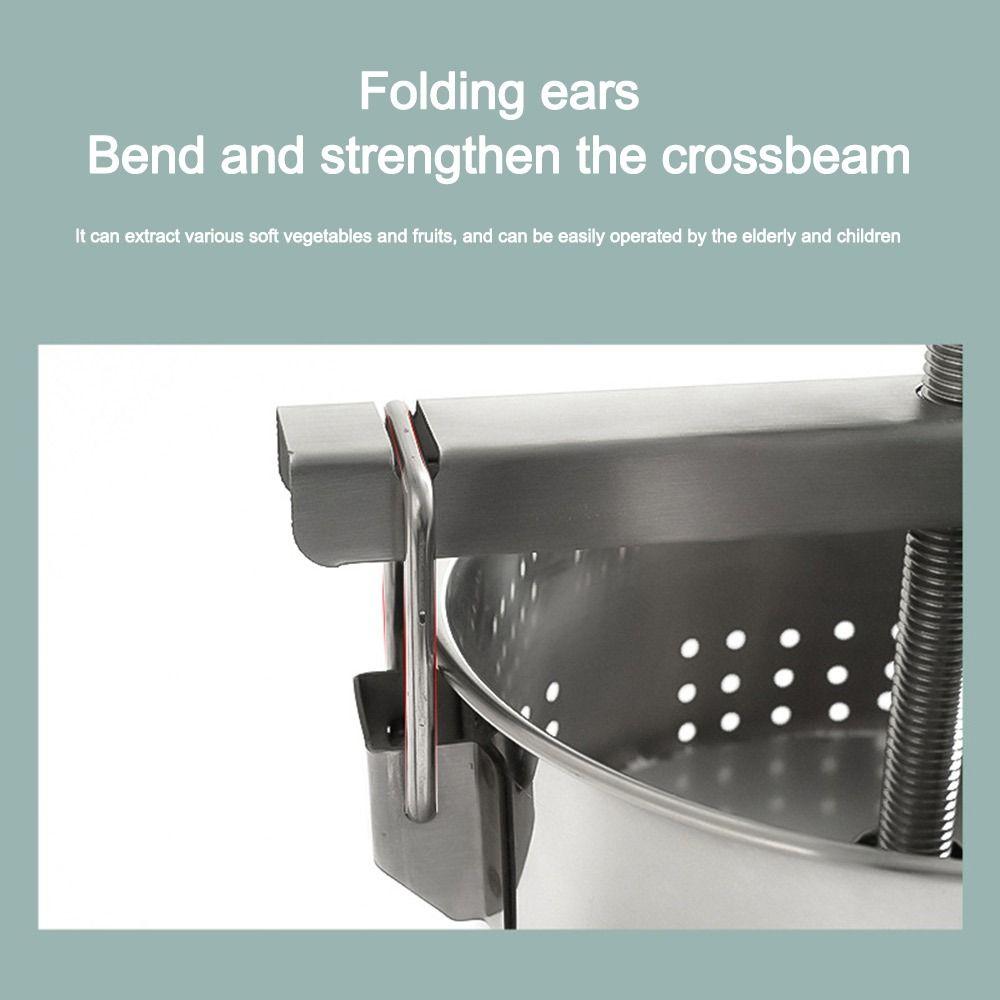 Портативный пресс для начинки овощей из нержавеющей стали 1,5 л Ручной пресс для начинки пельменей Овощесушилка