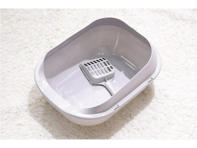 Открытый кошачий туалет с защитой от брызг