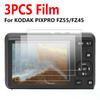 3 шт. Закаленное стекло 9H для KODAK PIXPRO FZ55/FZ45, Защитная пленка для экрана, HD-качество, Прочная, Защита от царапин, Аксессуары для камеры