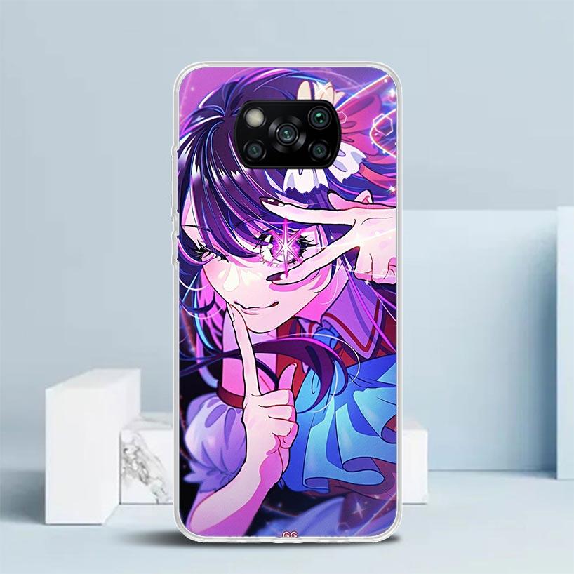 Япония Аниме Oshi No Ko Чехол для телефона для Xiaomi Poco F7 Ultra X5 X6 X7 Pro M7 Redmi 15C 15 13C 13 12C 12 10C 10 10A 9 9C 9A 9T Обложка