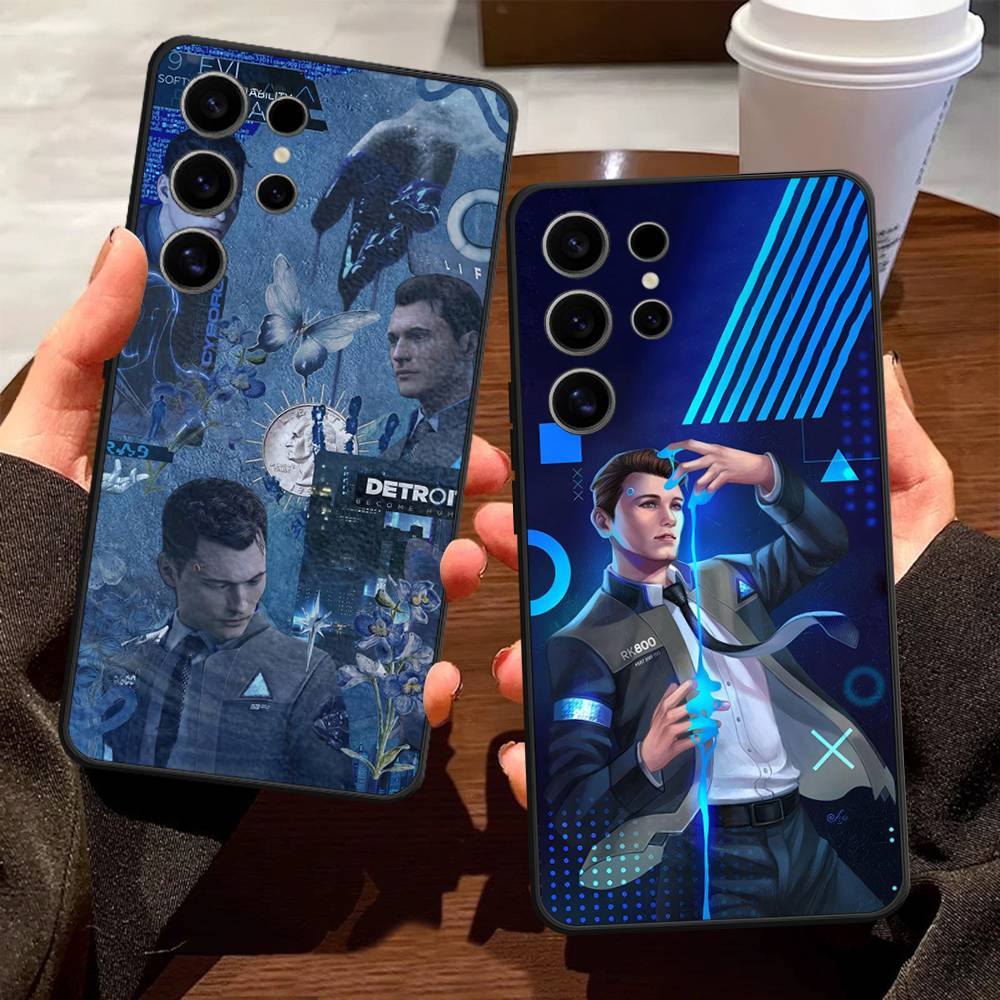 Популярный чехол для Samsung Galaxy Case S25 S23 S22 S21 S30 S20 S10 Ultra Plus FE с изображением из фильма Detroit Become Human, мягкое ТПУ покрытие
