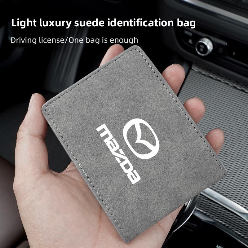 Car Driving Documents Case Credit Card Holder For Mazda 3 6 CX5 2 CX3 CX9 MX5 RX8 Axela Demio Atenza MS GJI