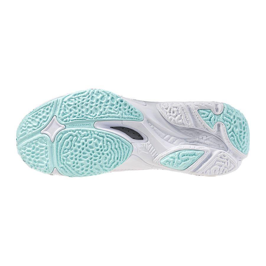 Mizuno Wave Lightning Z8 White Blue Tint Women Sneakers V1GC240045