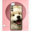 Чехол с изображением щенка самоеда для Samsung Galaxy S23 S24 Ultra S8 S9 S10 S22 Plus Note 10 20 Ultra S20 S21 FE