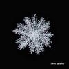 Christmas Snowflake Tree Decoration Window Ornament White Fake Party Supplies
