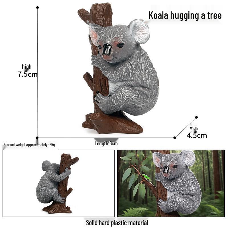 Realistic African Wildlife Lion Toy Set: Male, Female, and Mountain Lion for Children's Cognitive Learning
