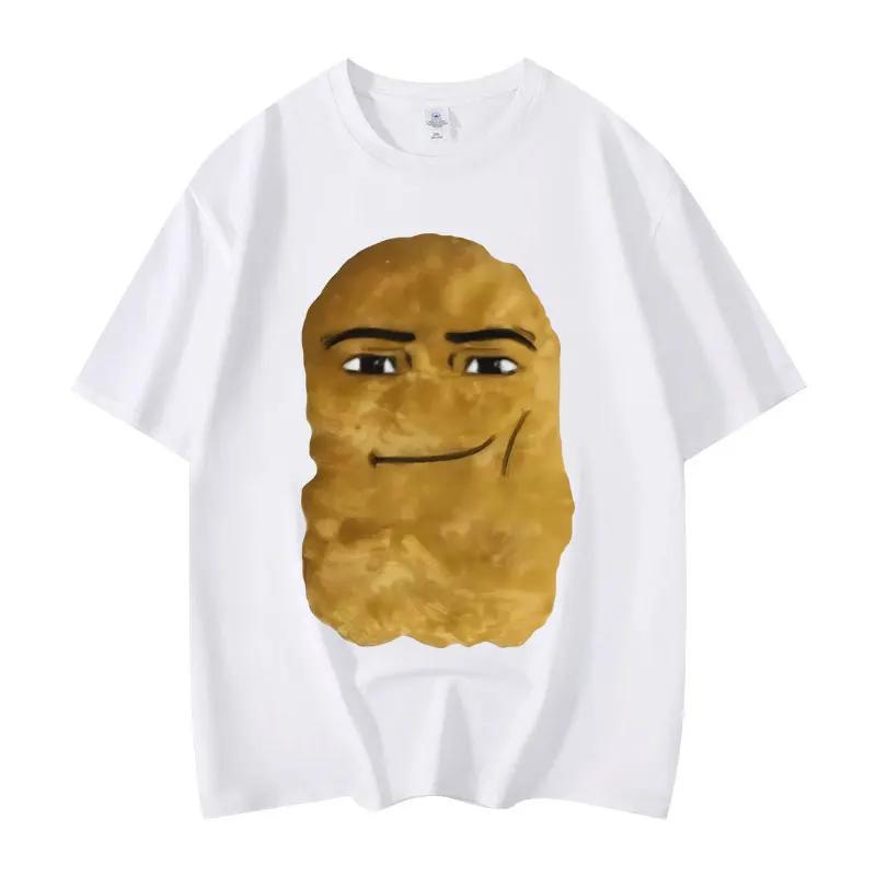 Мужская смешная футболка с принтом из картофельных эмодзи, 100% чистый хлопок, короткий рукав, высококачественная и модная одежда