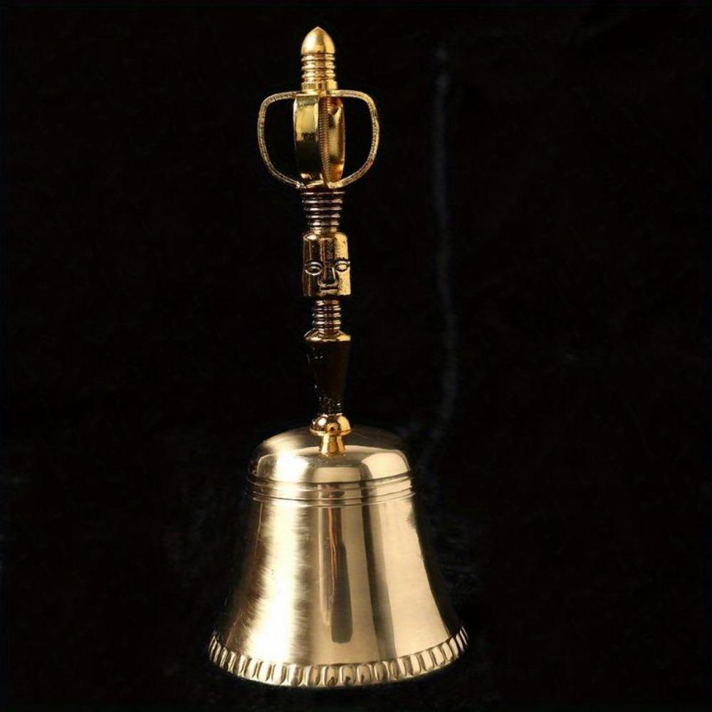 Тибетский буддийский колокольчик для медитации и набор Дордже Shiplies сверхгромкий многоцелевой ручной звонок