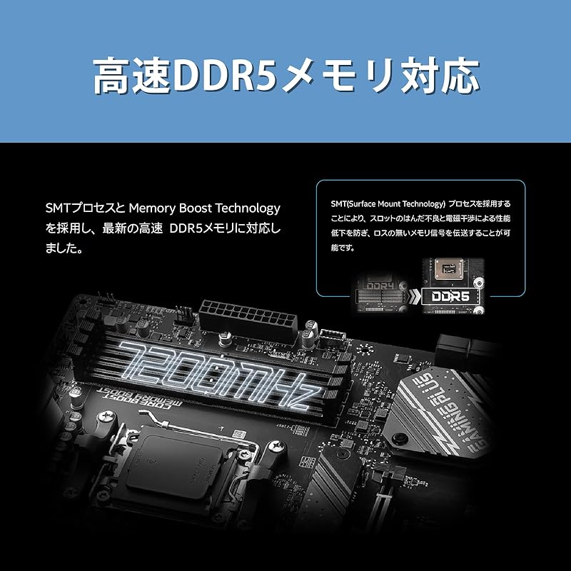 Материнская плата MSI B650 GAMING PLUS WIFI AMD Ryzen 7000/9000 Оснащена серийно совместимой памятью B650 ATX Max DDR5-7200 (ОС) совместимый MB6266