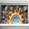 Time Machine Instant Background Cloth suitable for room and garden decoration as well as home decoration photography props