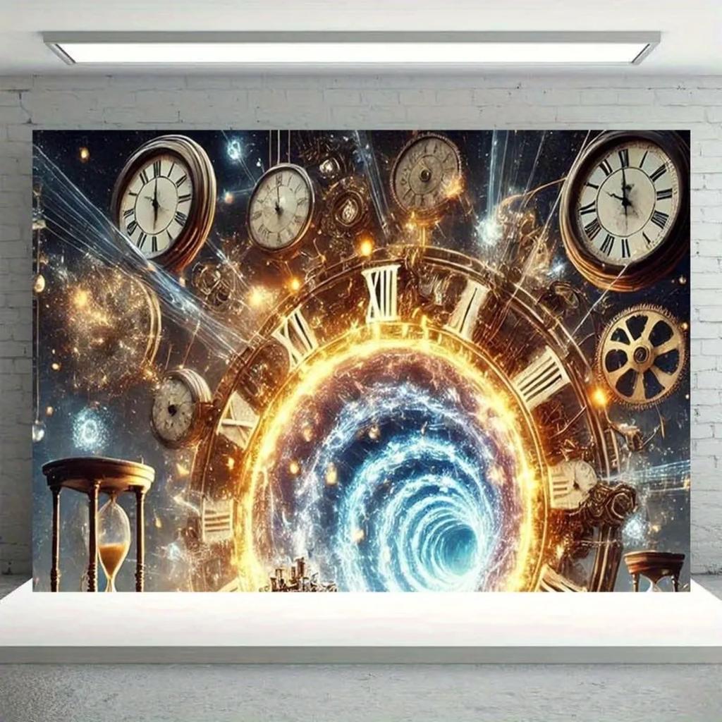Time Machine Instant Background Cloth suitable for room and garden decoration as well as home decoration photography props