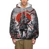 Vintage Japanese Samurai 3D Printed Hoodie Harajuku Male Sweatshirt Y2k Men Street Hip Hop Pullover