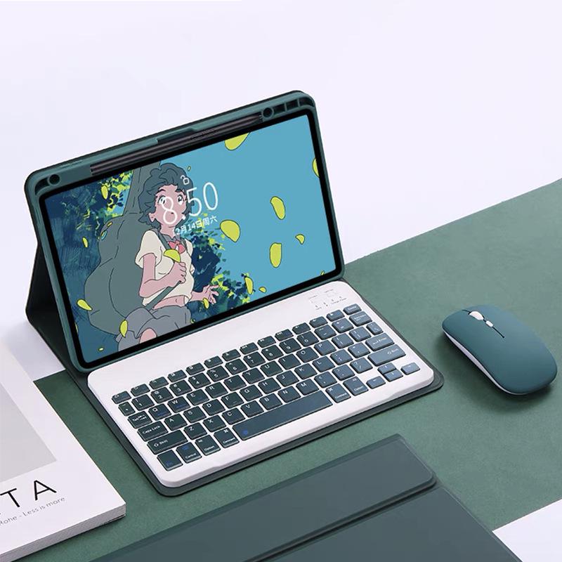 Чехол для Huawei MatePad SE 11.5S: Съемная сенсорная клавиатура с подсветкой и слотом для стилуса