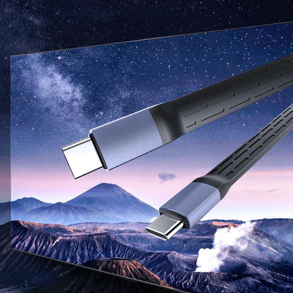 Кабель USB C — USB C PD240 Вт Power Delivery 40 Гбит/с Передача данных для быстрой зарядки и видеовыход 8K@60 Гц