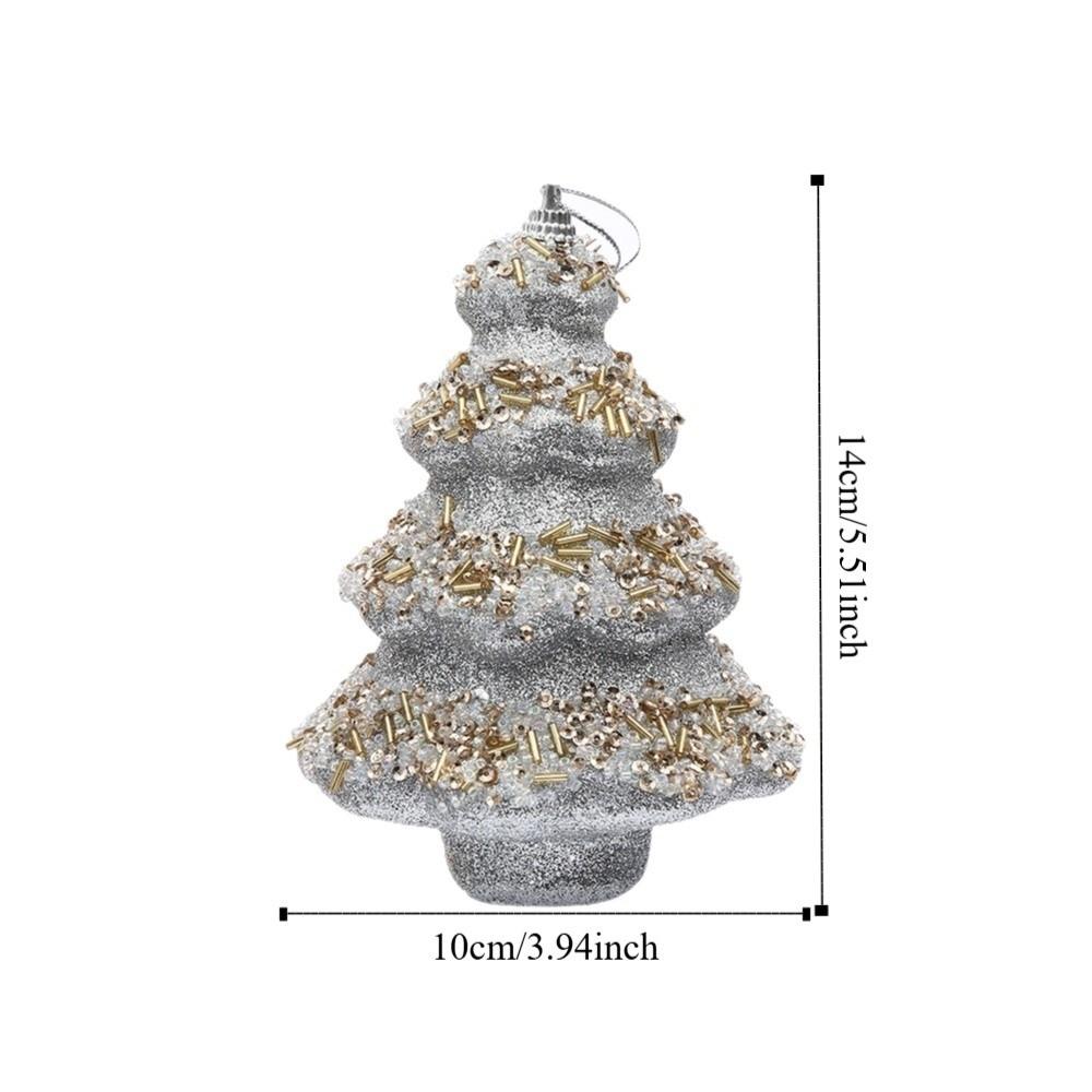 Vibrant Colors Xmas Tree Hanging Pendant Foam Hanging Ornament Christmas Tree Decoration  Office