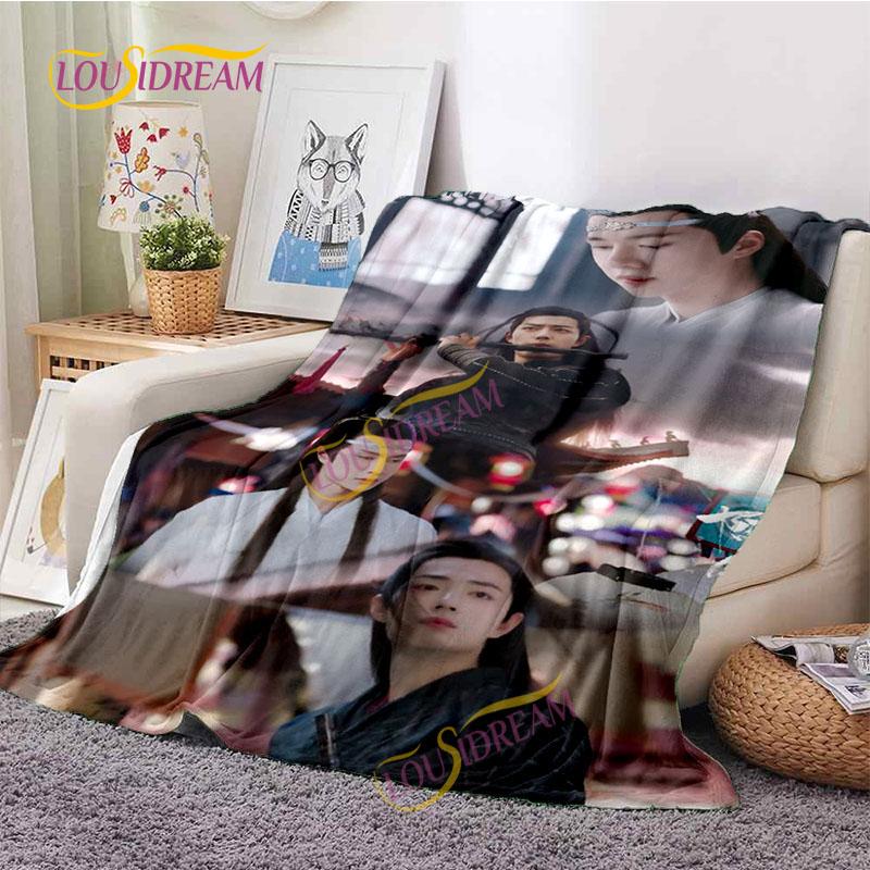 The Untamed Flannel Throwing Blanket Sofa Bed Home Office MoDaoZuShi Weiwuxian Blanket Practical Gifts for Friends and Family.