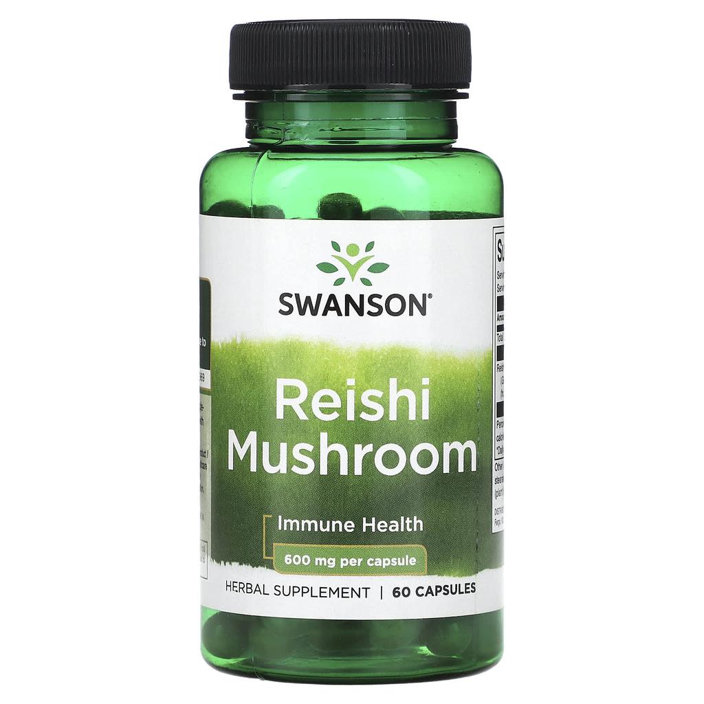 Reishi Mushroom, 600Mg, 60 Capsules