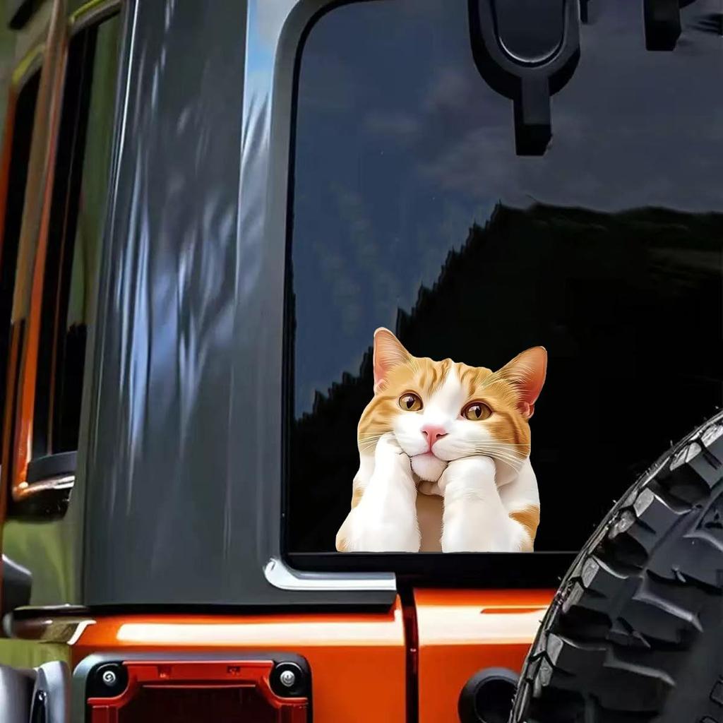 Two Thinking Cat Pack Vinyl Decal Sticker, Waterproof Poly Beer Covered for Cars, Laptops and Smooth Surfaces A098