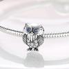 Animal Collection Dangle 925 Sterling Silver Pave Monkey Charm Beads Fit Original  Bracelet DIY Jewelry Making For Women