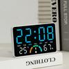 Wall-mounted Electronic Wall Clock Temperature Multi-functional Digital LED Clocks Home DST Display Table Clock for Bedroom