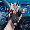 Автомобильный брелок-подвеска в виде шипованного мишки, подвеска для ключей автомобиля, женская подвеска на кожаном шнурке с бриллиантами, подвеска на модную сумку, подарок для интернет-знаменитости.