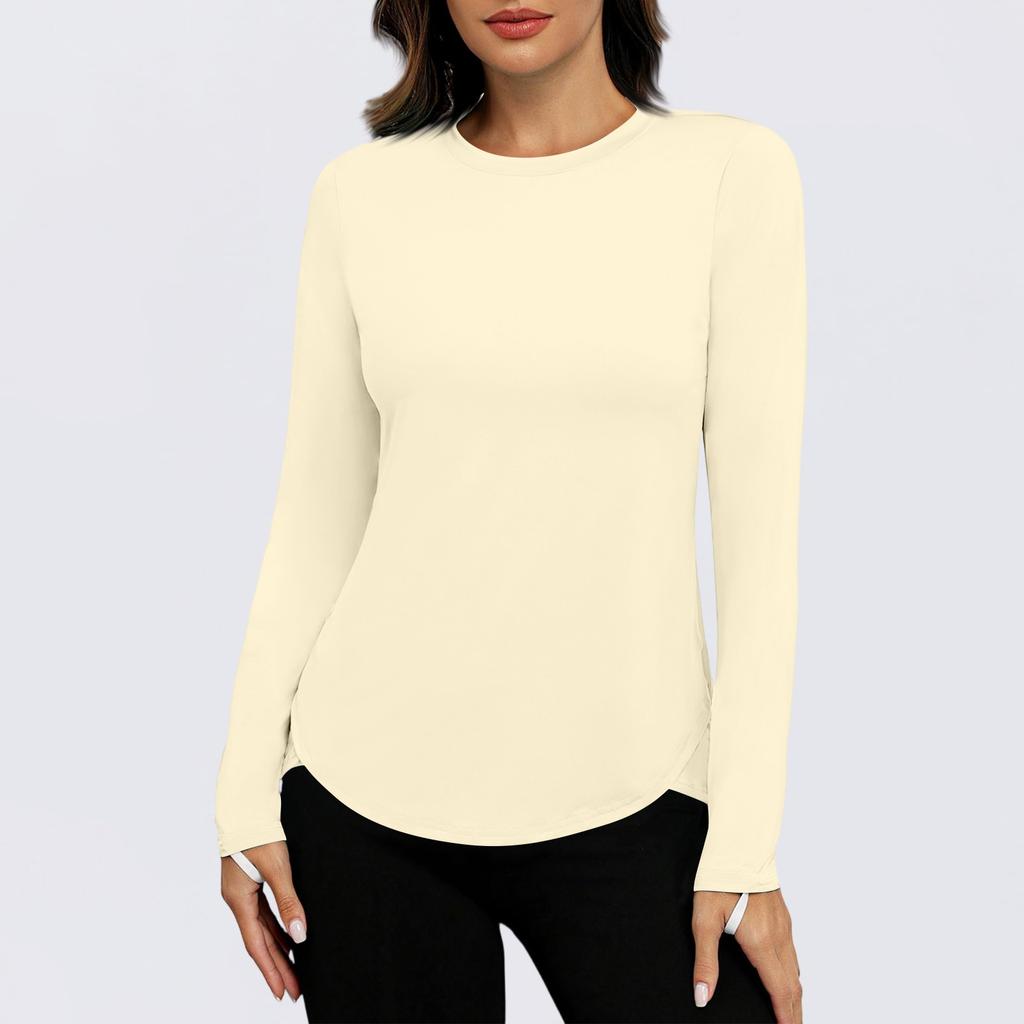 Женская рубашка Sunblock Ice Silk с длинным рукавом Upf 50+, легкая быстросохнущая футболка для походов