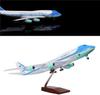 Для самолета Air Force One B747 Модели самолетов Наборы Дисплей Литой самолет для взрослых со светодиодной подсветкой(Сенсорное или Звуковое Управление)