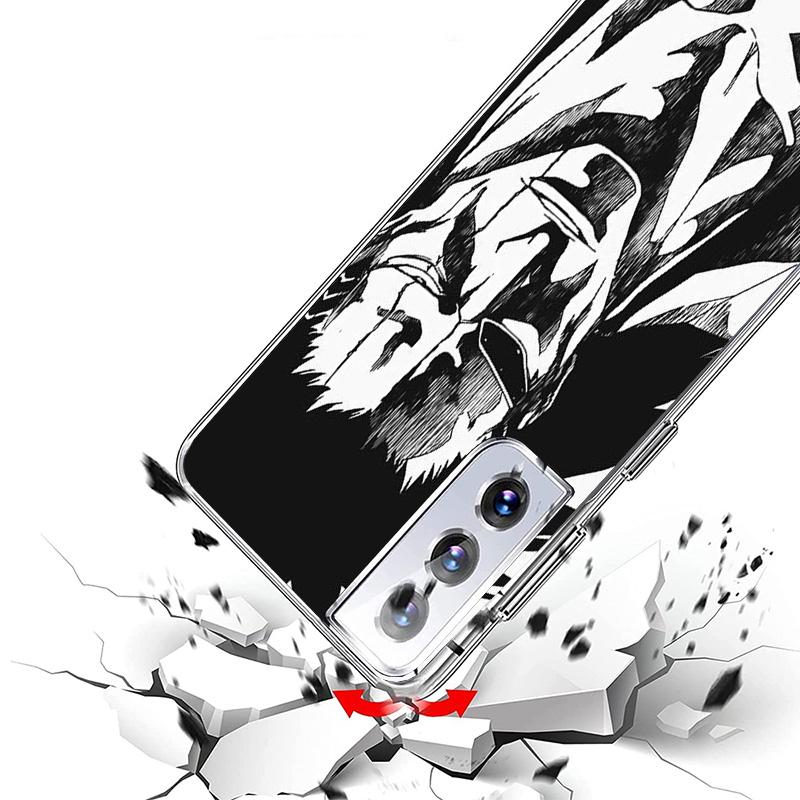 Bleach Zaraki Kenpachi Phone Case For Samsung Galaxy S26 S25 Edge S24 S23 Ultra S22 Plus S21 S20 FE Soft TPU Back Cover Funda Ga