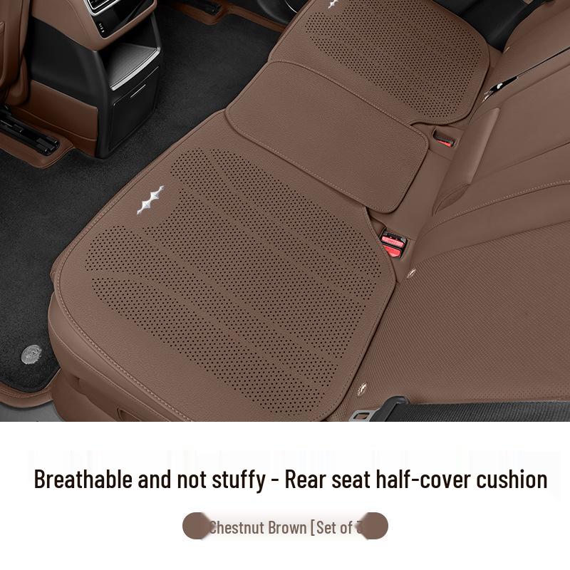 BYD Summer Seat Cushion: Ultra-Thin, Breathable, Universal Fit for Titanium 3/7, Leopard 5/8