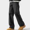 Mao Ren Men's Casual Straight-Leg Cargo Jogger Pants